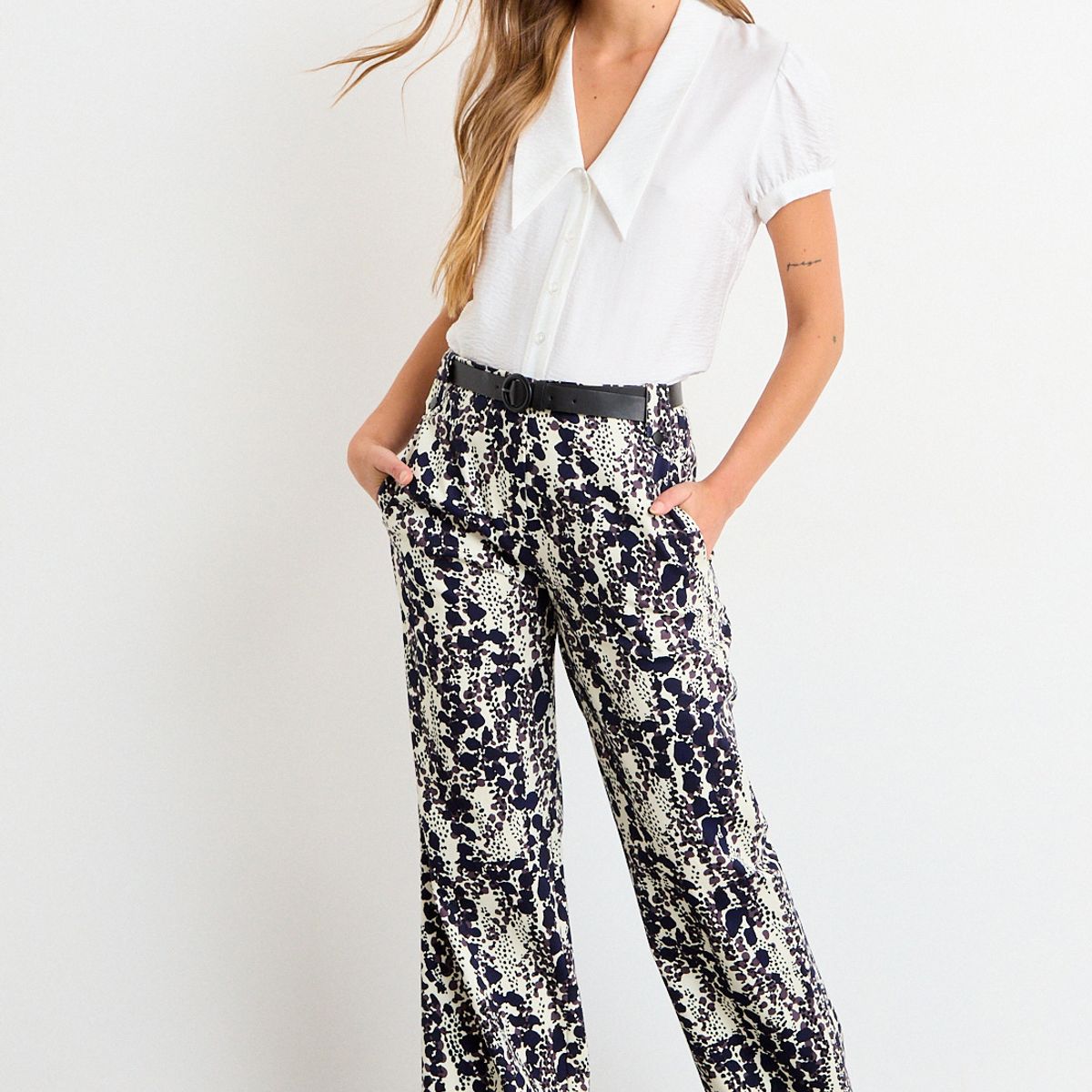 IO - Pantalon Fantasia Mujer Azul Io