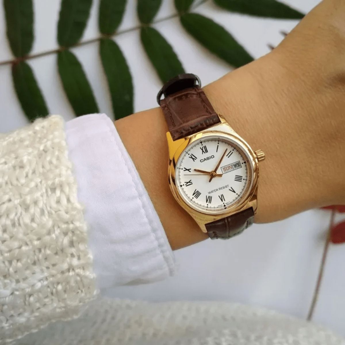 CASIO - RELOJ CASIO LTP-V006GL-7BUDF ANÁLOGO DORADO