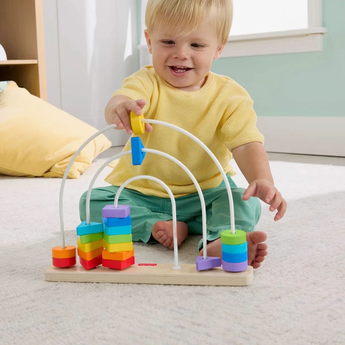 FISHER PRICE - Juguete para Bebés Contando Colores de Madera Fisher Price