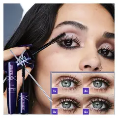 GENERICO - Máscara de pestañas Waterproof Exxtravert Extreme Volume