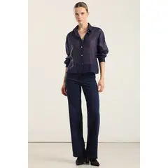 LIOLA - Jeans straight, aplicacion lentejuelas, indigo