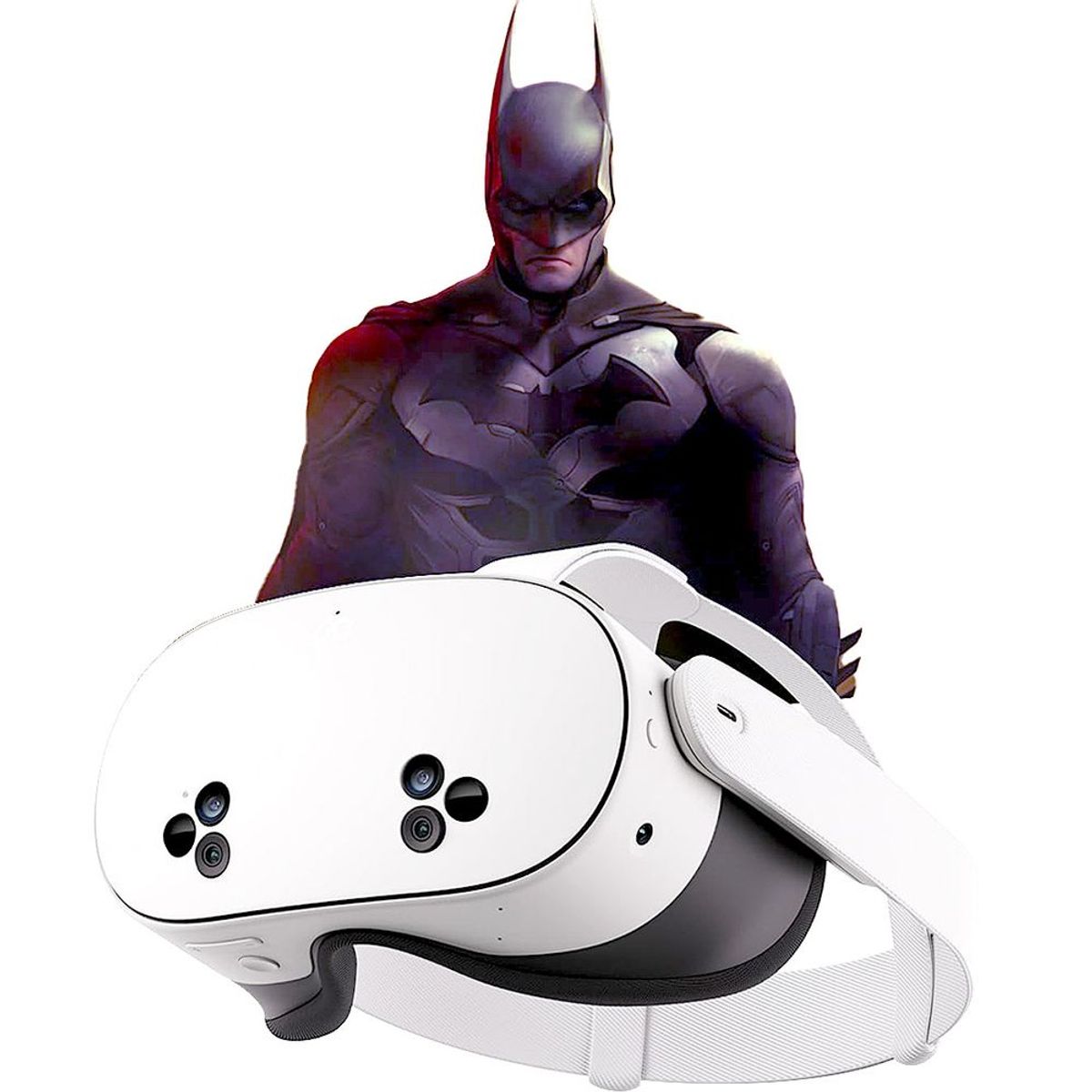META - Lentes de Realidad Virtual Meta Quest 3S 128GB + Juego Batman Arkham Shadow Bundle