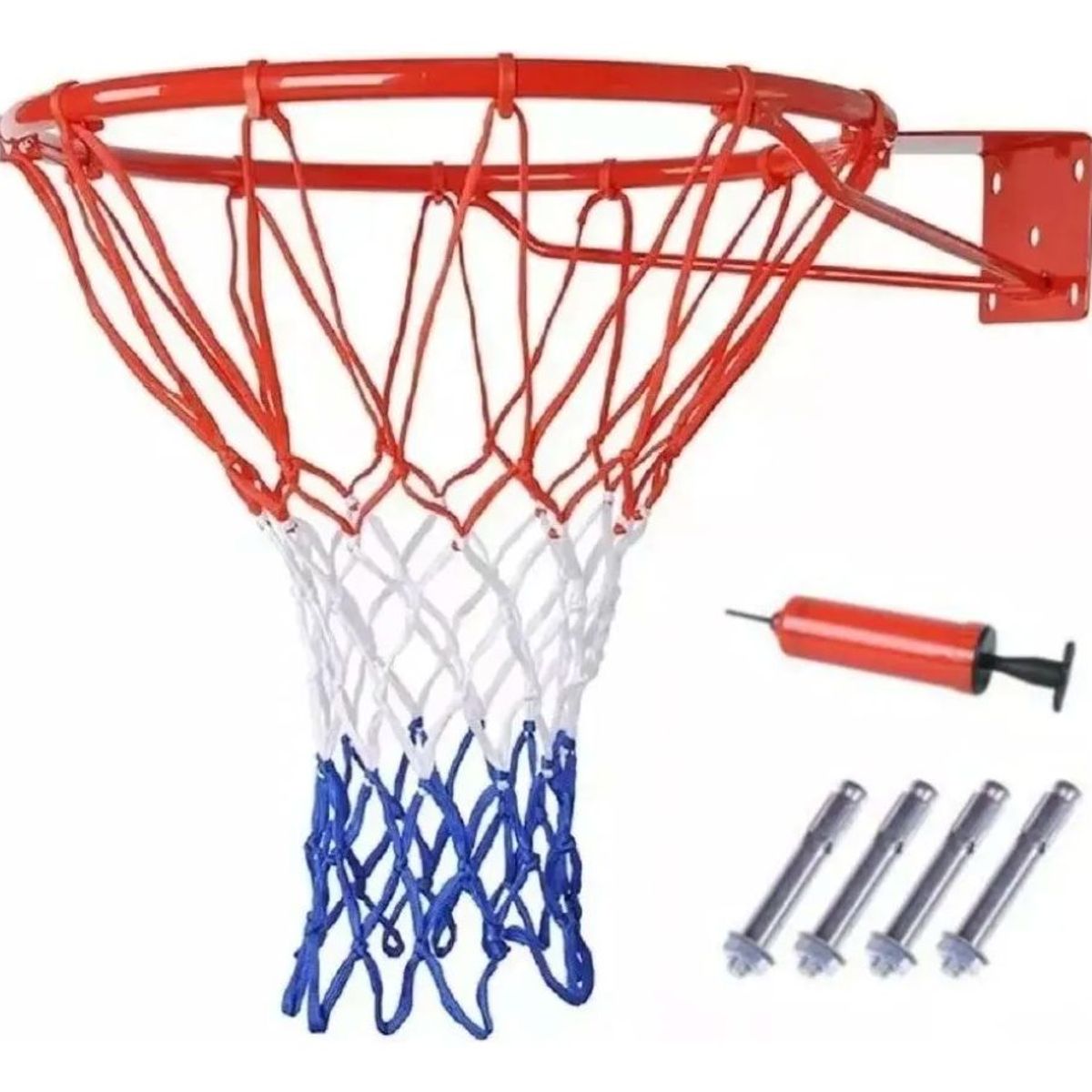 GENERICO - Aro Basketball Baloncesto 16 Mm Red Profesional 45 Cm