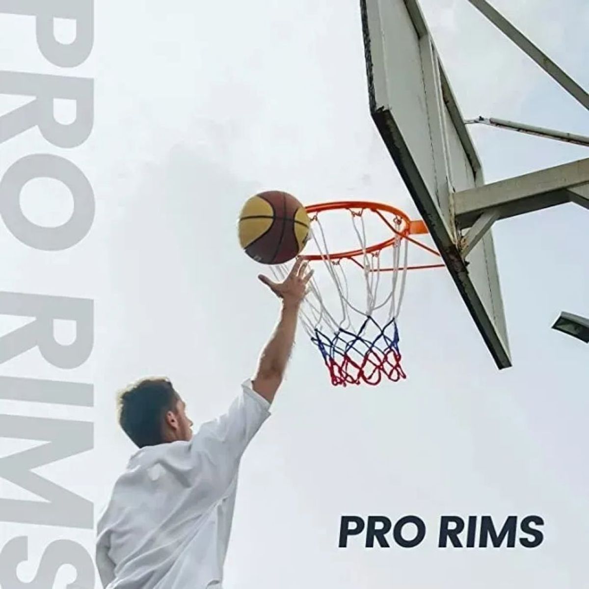 GENERICO - Aro Basketball Baloncesto 16 Mm Red Profesional 45 Cm