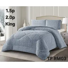 GENERICO - Cobertor Cubrecama de Invierno con Chiporro 1,5 plazas Trenzado