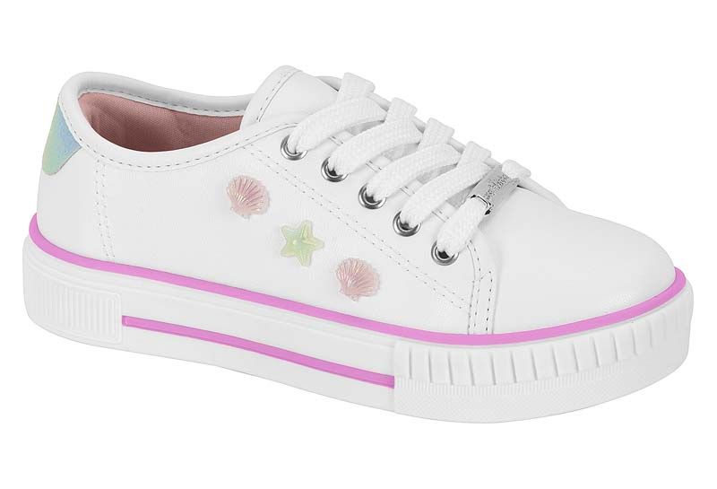 Zapatilla de Niña Blanco