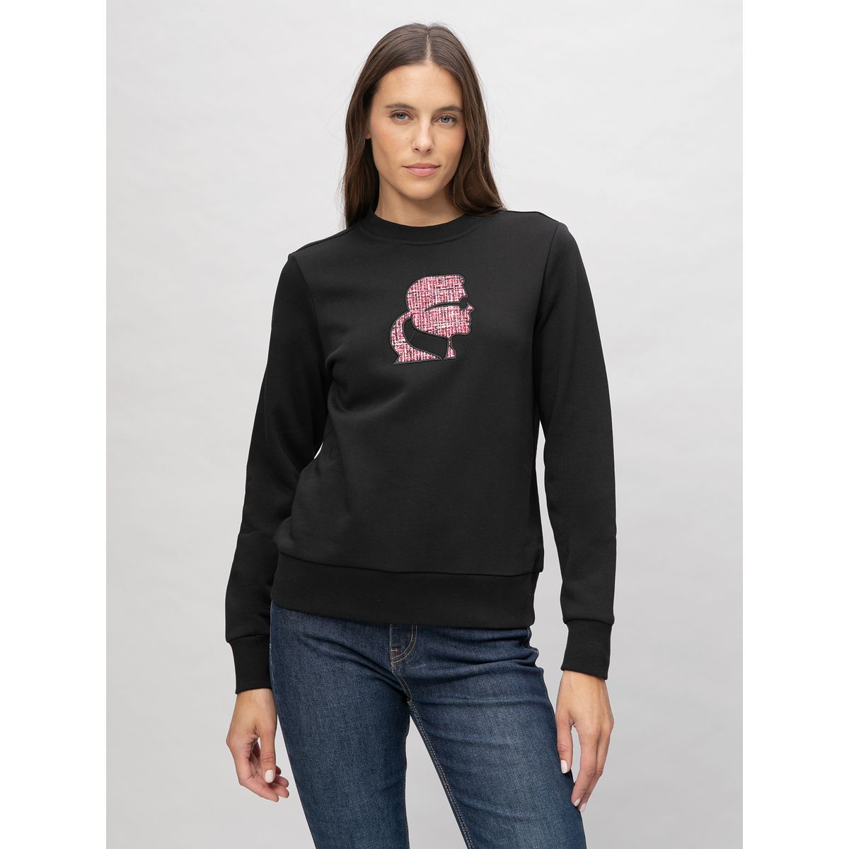 KARL LAGERFELD - Polerón de diseño tipo bouclé