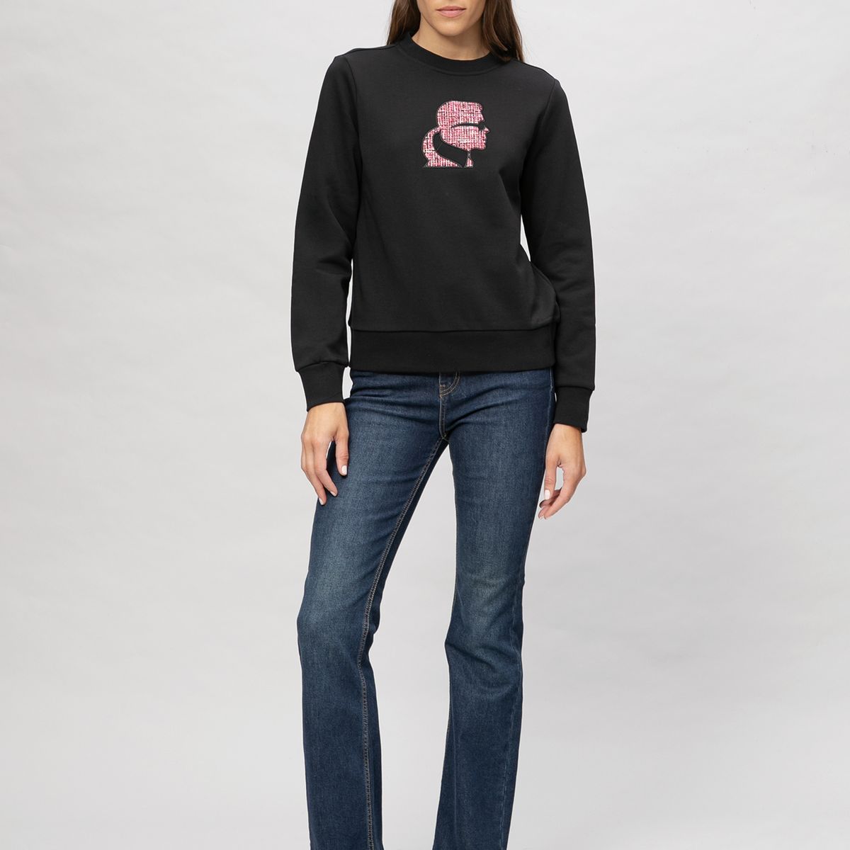 KARL LAGERFELD - Polerón de diseño tipo bouclé