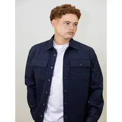 KARL LAGERFELD - Camisa manga larga con textura ponte