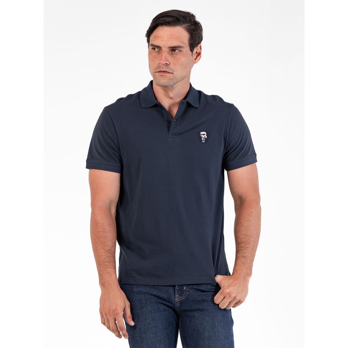 KARL LAGERFELD - Polo con IKON KARL bordado