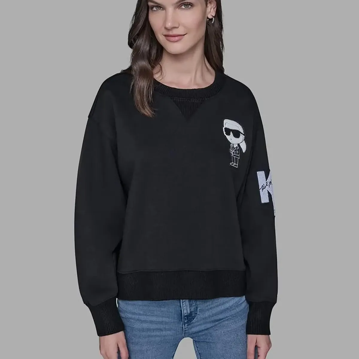 KARL LAGERFELD - Polerón con parches de Karl