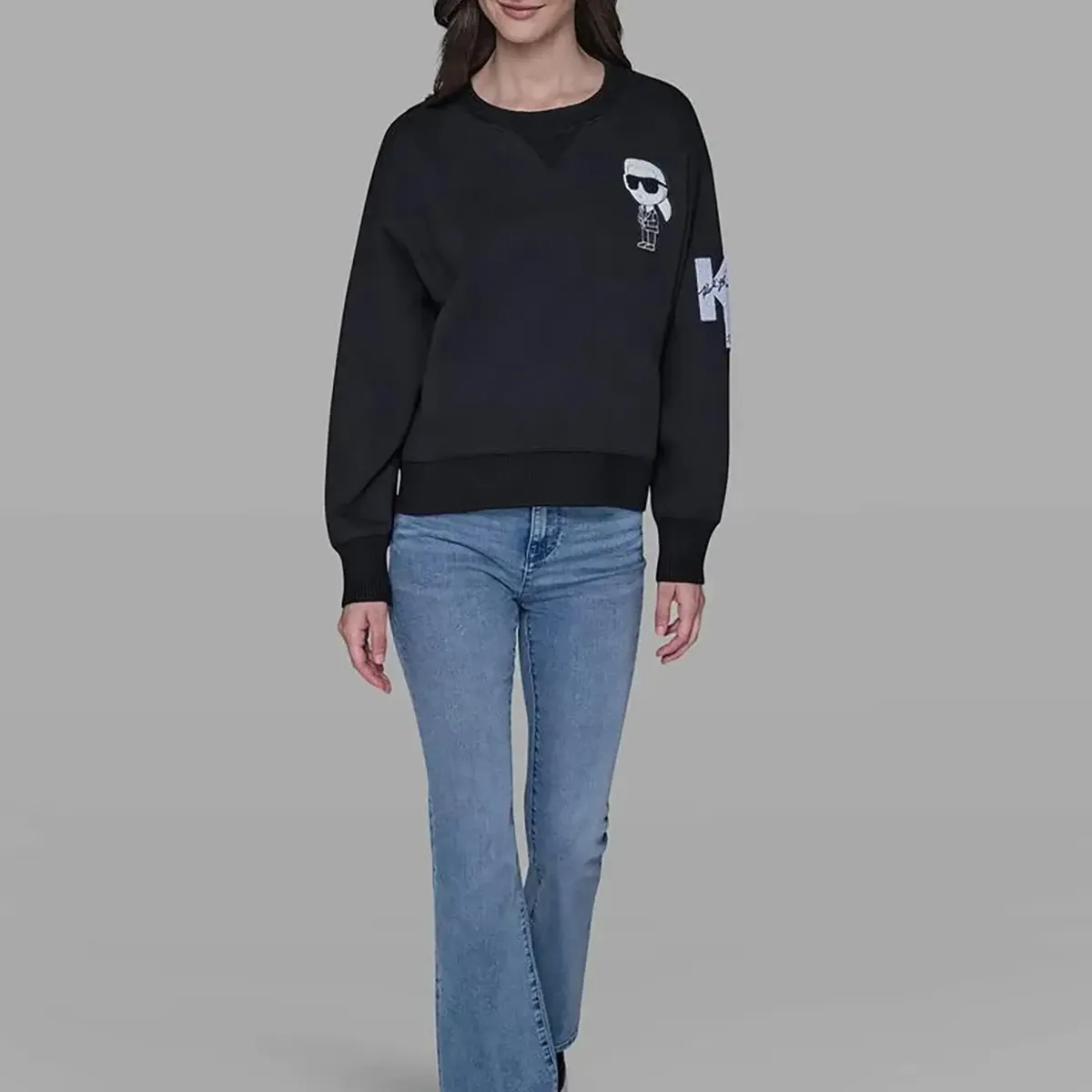 KARL LAGERFELD - Polerón con parches de Karl