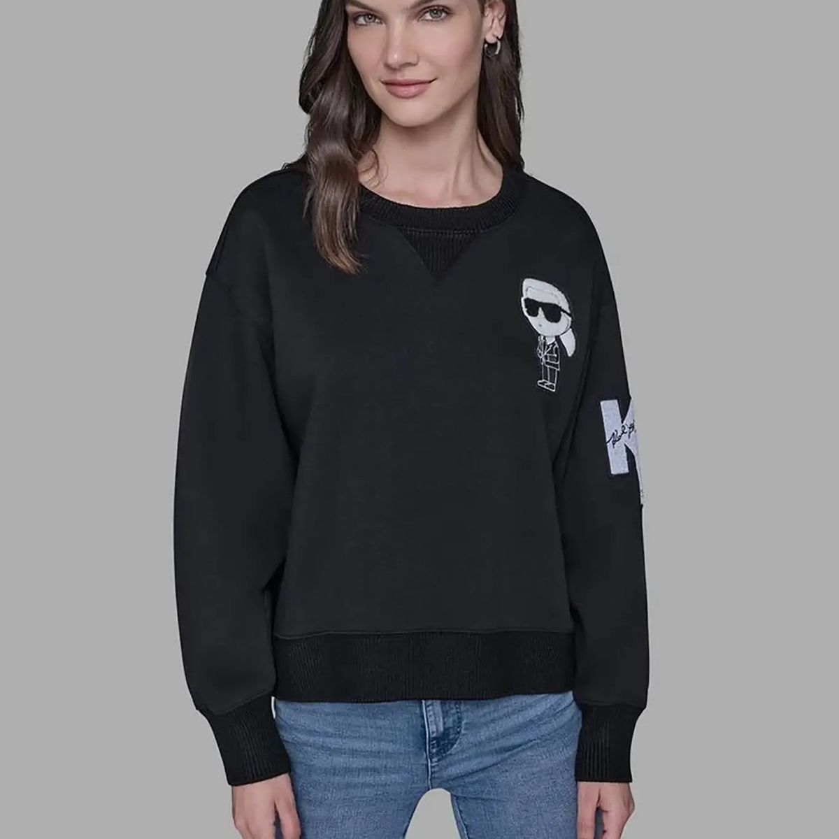 KARL LAGERFELD - Polerón con parches de Karl