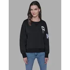 KARL LAGERFELD - Polerón con parches de Karl