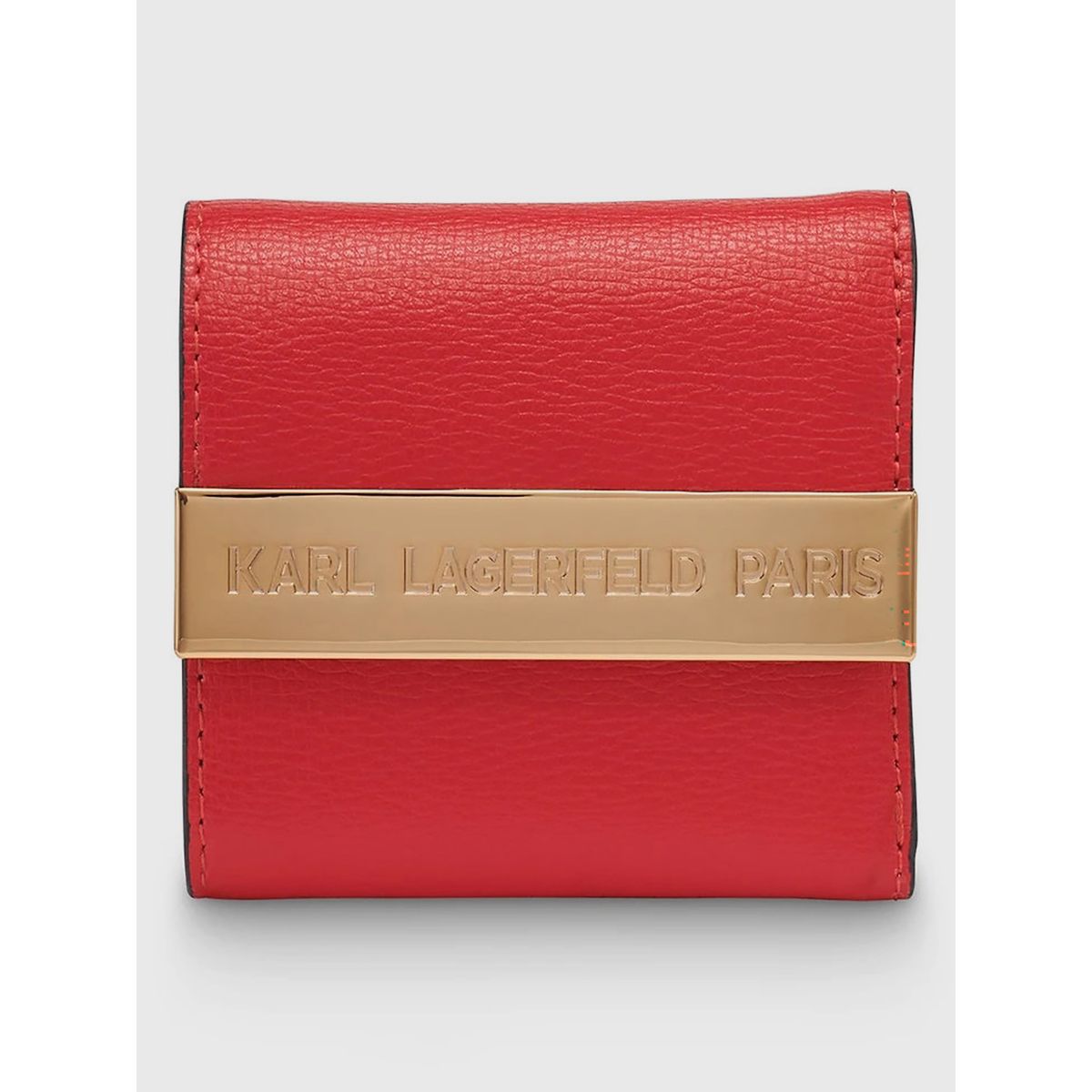 KARL LAGERFELD - Billetera plegable con detalle metálico