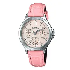CASIO - RELOJ LTP-V300L-4AUDF PLATEADO ROSADO MUJER
