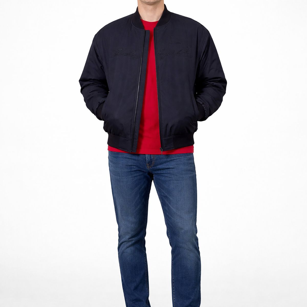 KARL LAGERFELD - Chaqueta bomber cameo