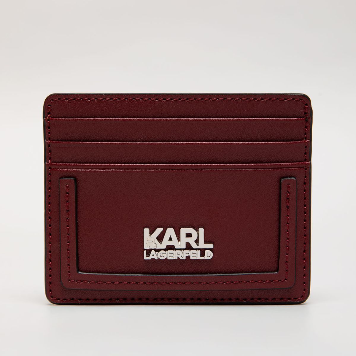 KARL LAGERFELD - Tarjetero con logo metálico K / Style