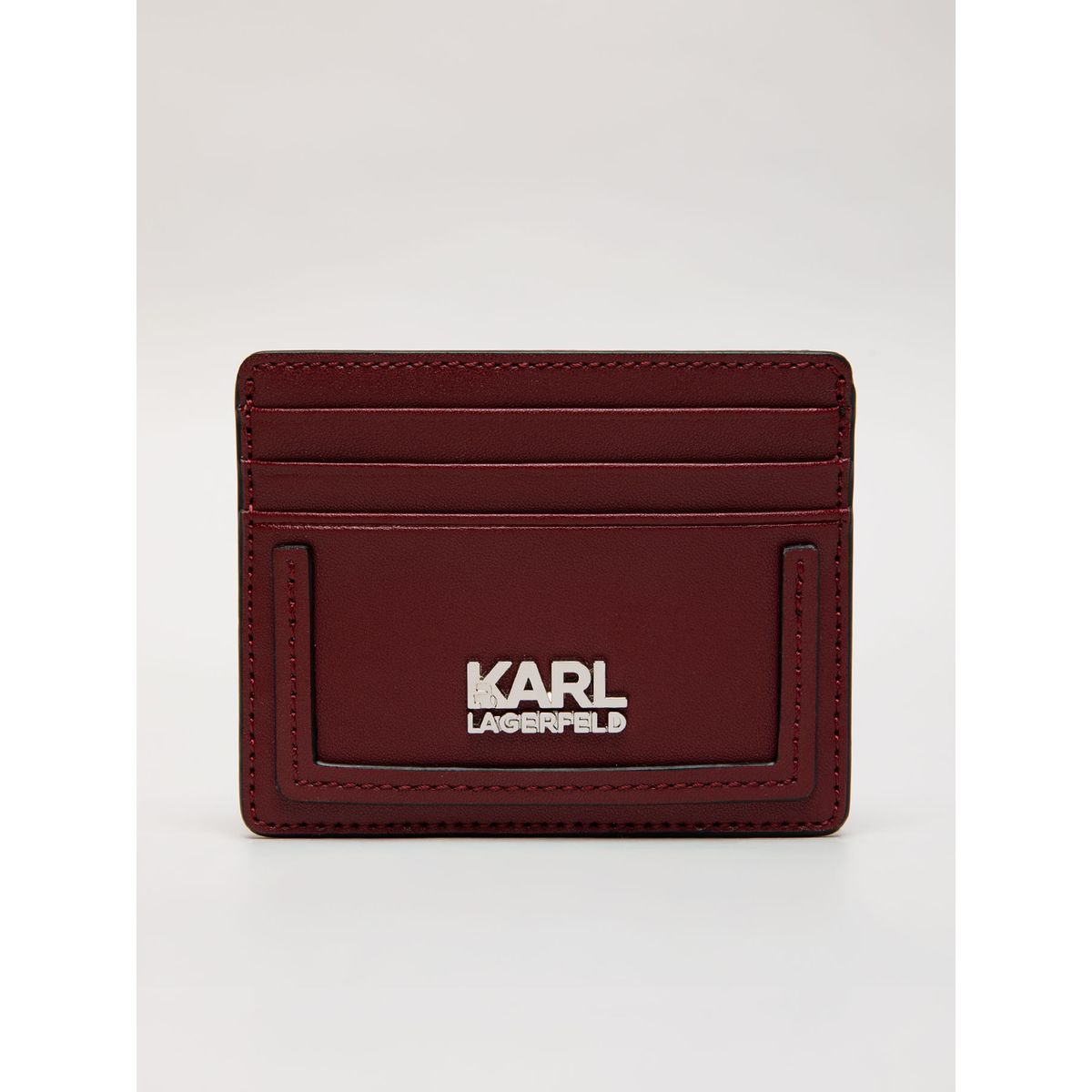 KARL LAGERFELD - Tarjetero con logo metálico K / Style