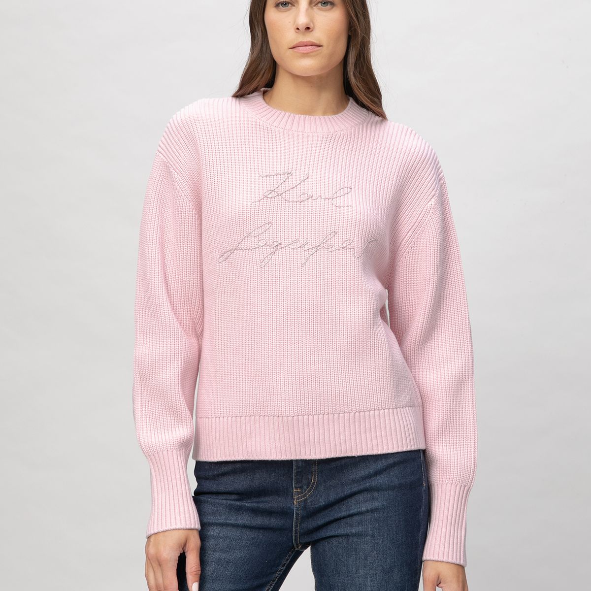 KARL LAGERFELD - Sweater de cuello redondo