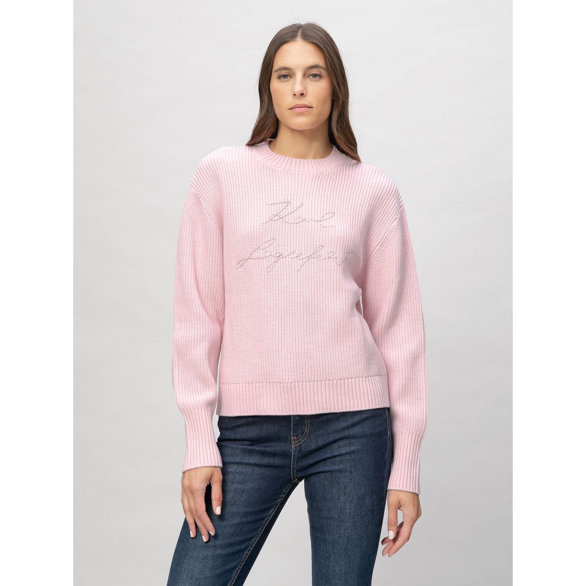 KARL LAGERFELD - Sweater de cuello redondo