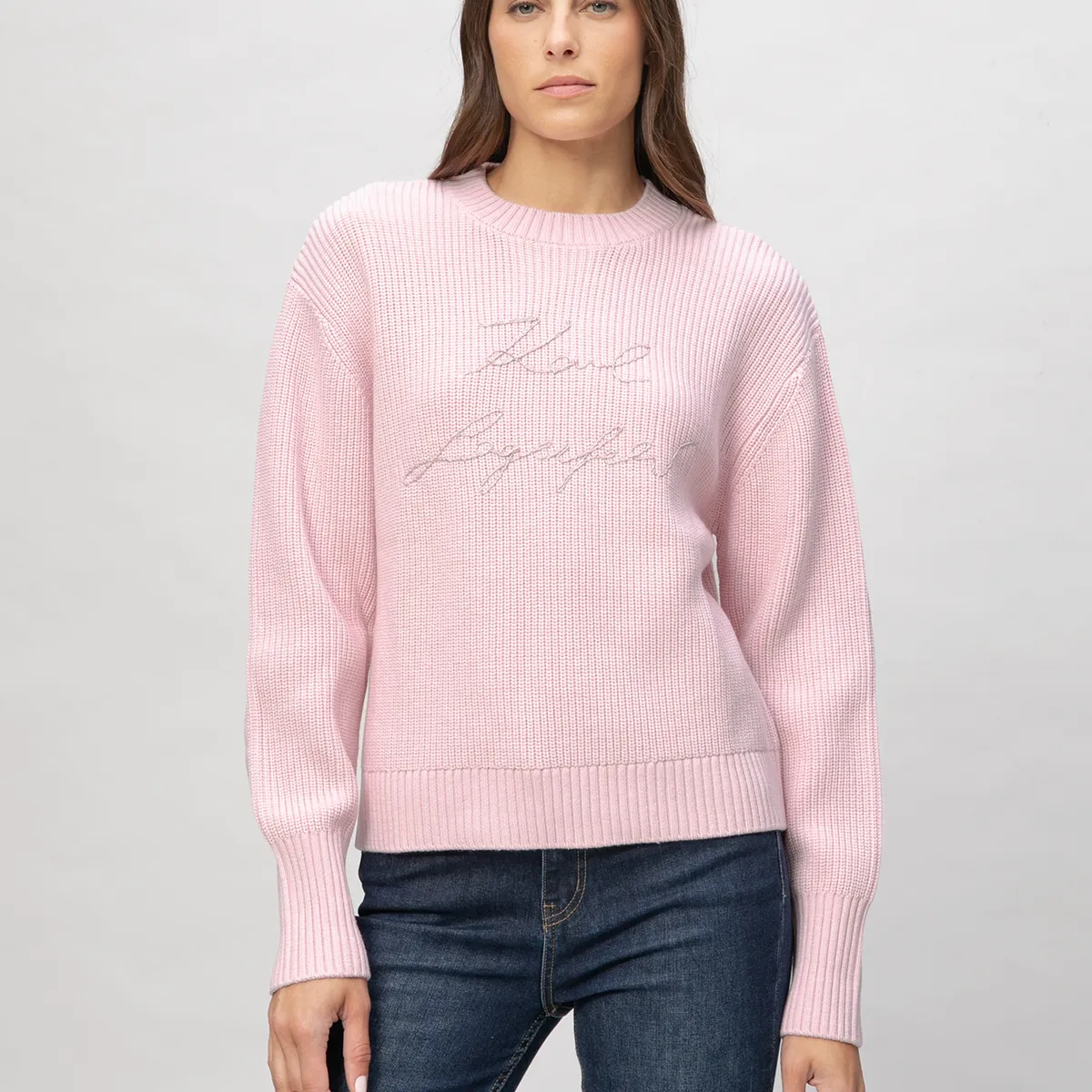 KARL LAGERFELD - Sweater de cuello redondo