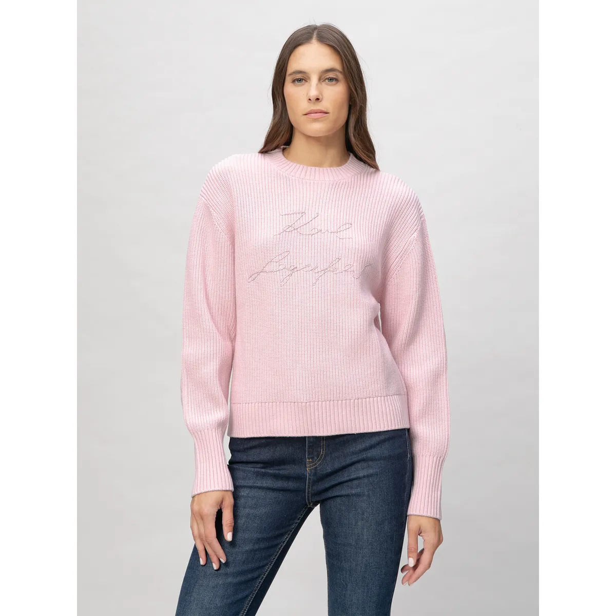 KARL LAGERFELD - Sweater de cuello redondo