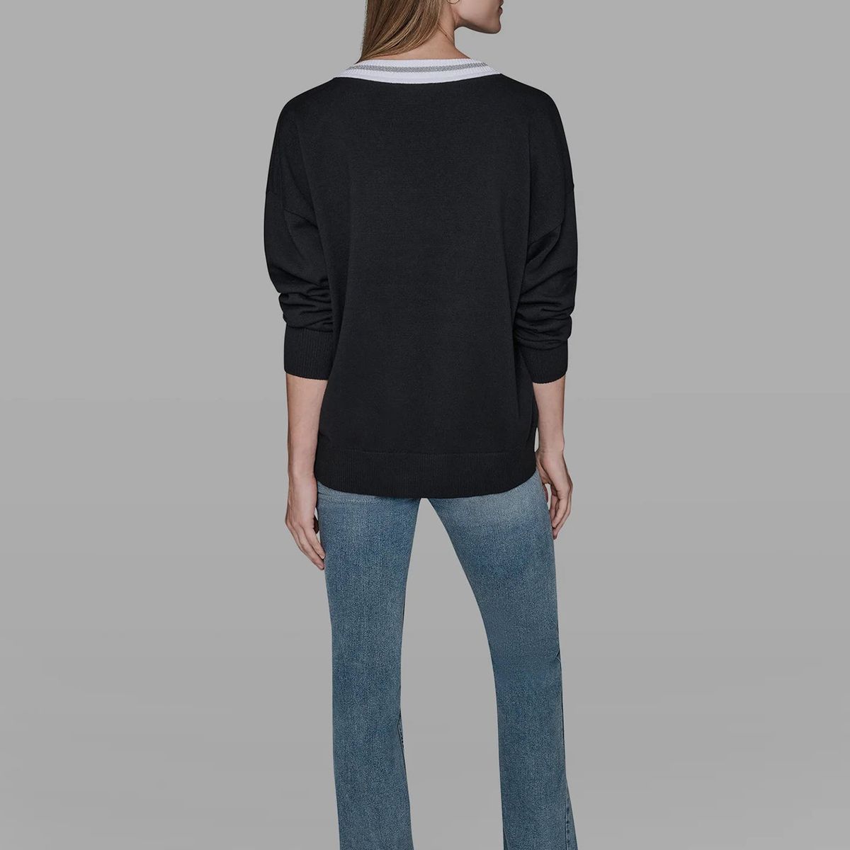 KARL LAGERFELD - Sweater varsity con parches distintivos de Choupette y la Torre Eiffel