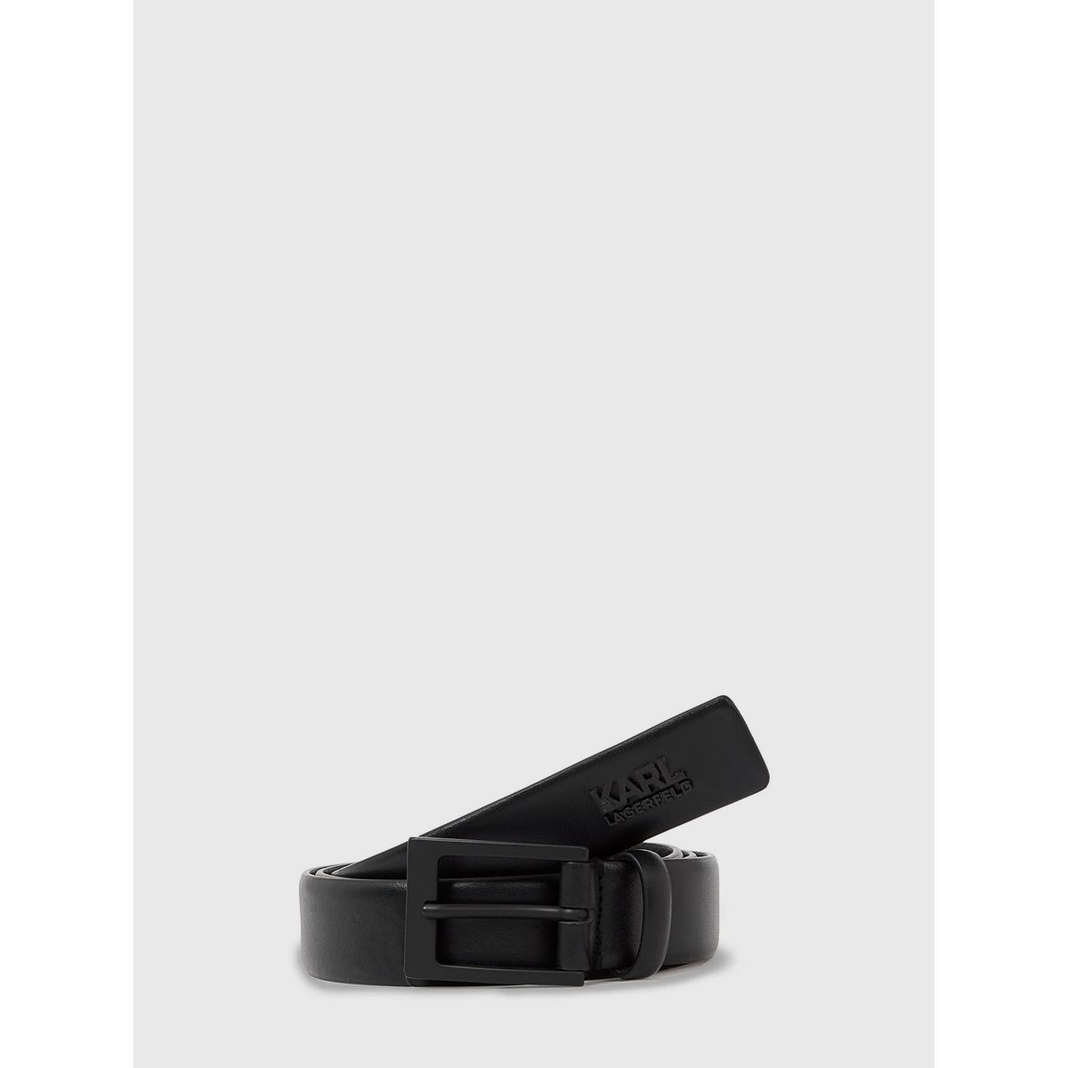 KARL LAGERFELD - Cinturón en cuero K / Pebble