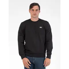 KARL LAGERFELD - Polerón de cuello redondo con parche de Karl