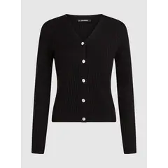 KARL LAGERFELD - Cárdigan de punto con diseño acanalado