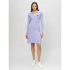 KARL LAGERFELD - Vestido de punto tipo polo