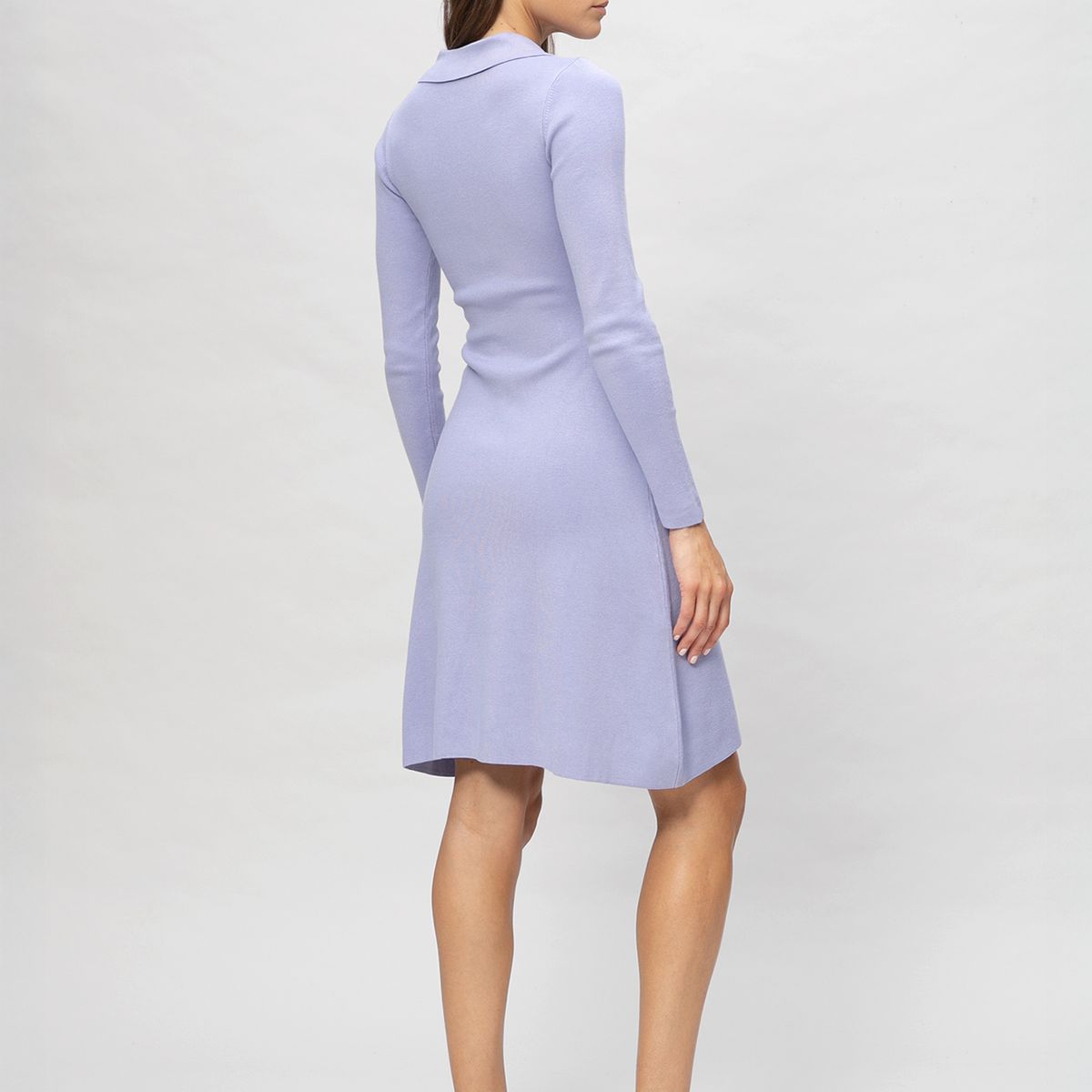 KARL LAGERFELD - Vestido de punto tipo polo