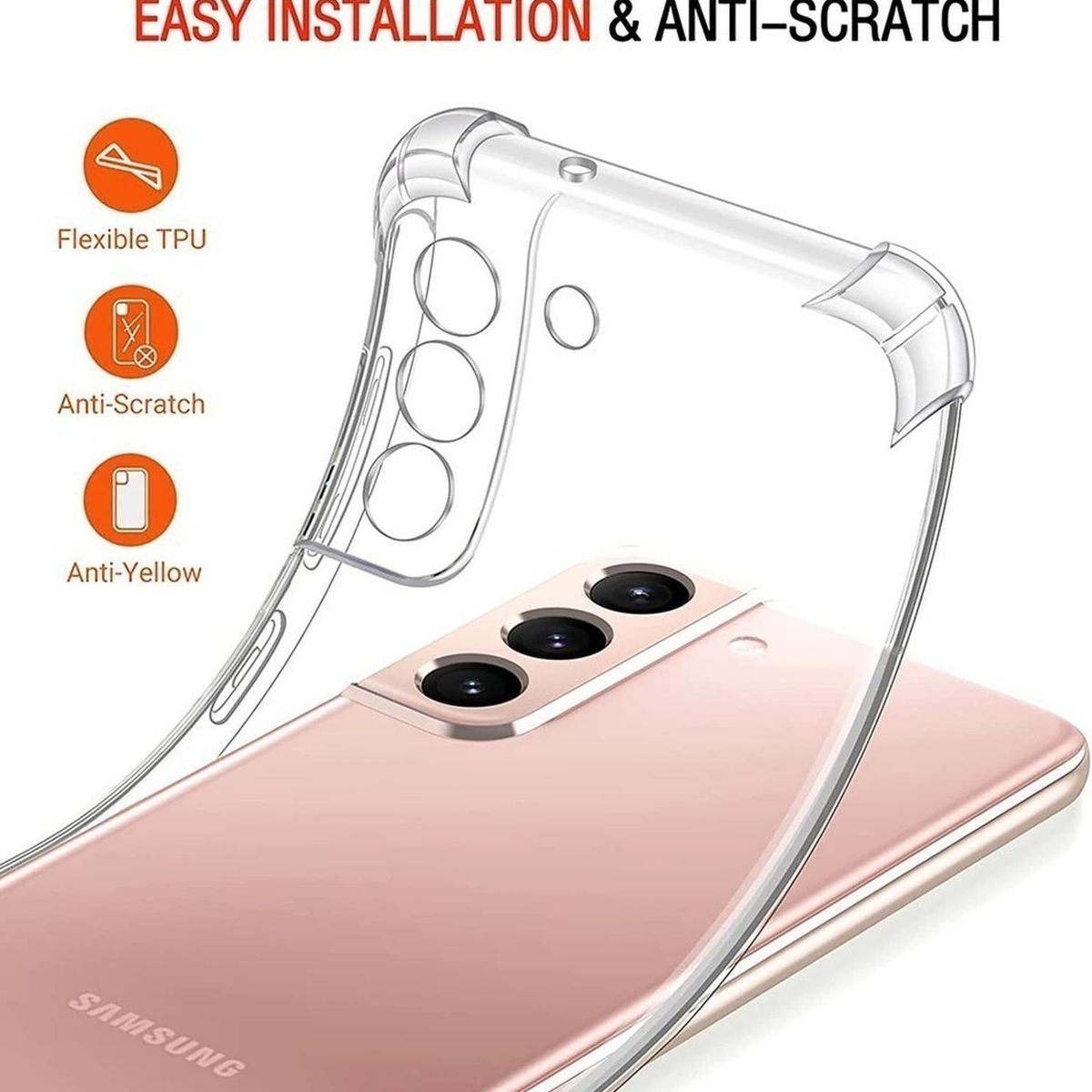GENERICO - Carcasa para Samsung S23 Plus Transparente