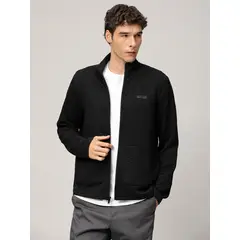 KARL LAGERFELD - Chaqueta acolchada con cierre completo Negro