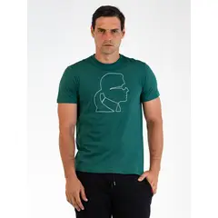 KARL LAGERFELD - Polera con perfil de KARL