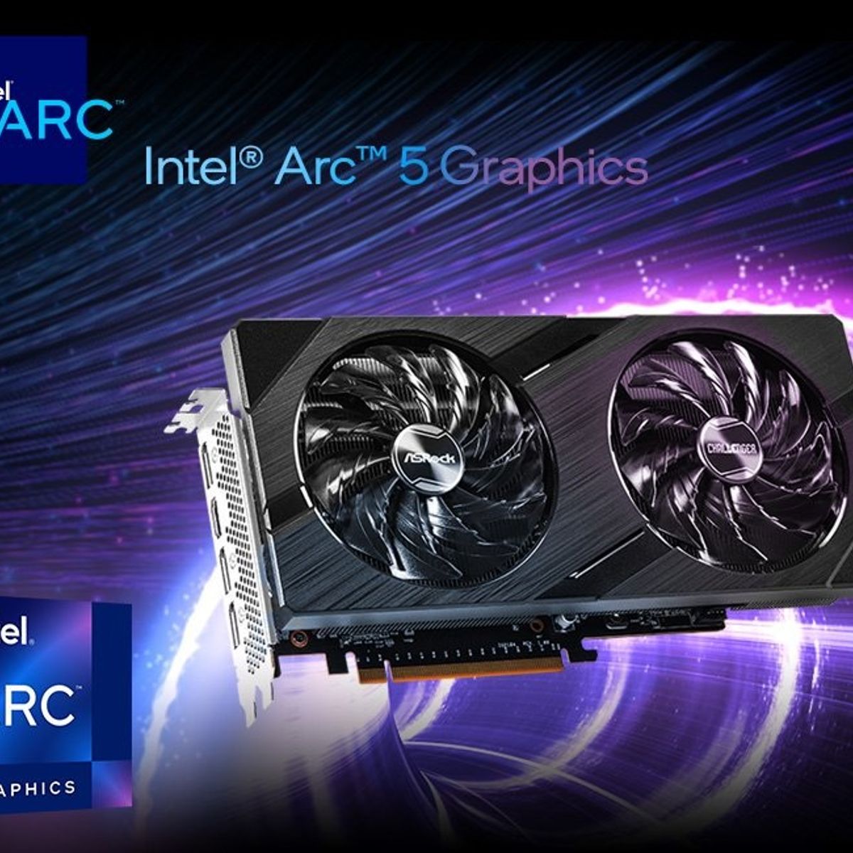 ASROCK - TARJETA DE VIDEO ASROK A580  8GB 256 BIT CHALLENGER NUEVA IA