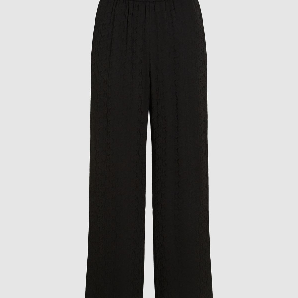 KARL LAGERFELD - Pantalón con logo de Karl tejido en jacquard