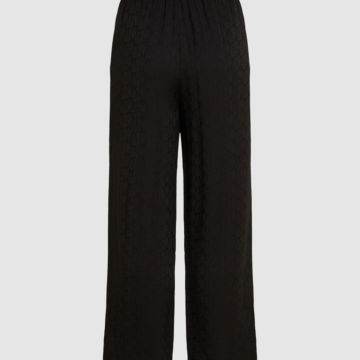 KARL LAGERFELD - Pantalón con logo de Karl tejido en jacquard