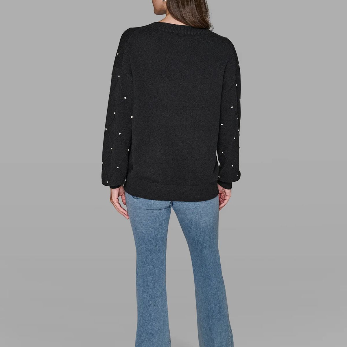 KARL LAGERFELD - Sweater con pedrería incrustada