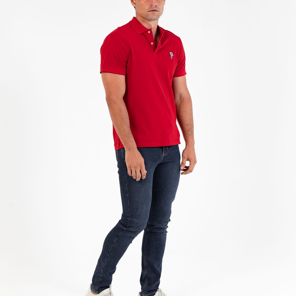 KARL LAGERFELD - Polo con IKON KARL bordado
