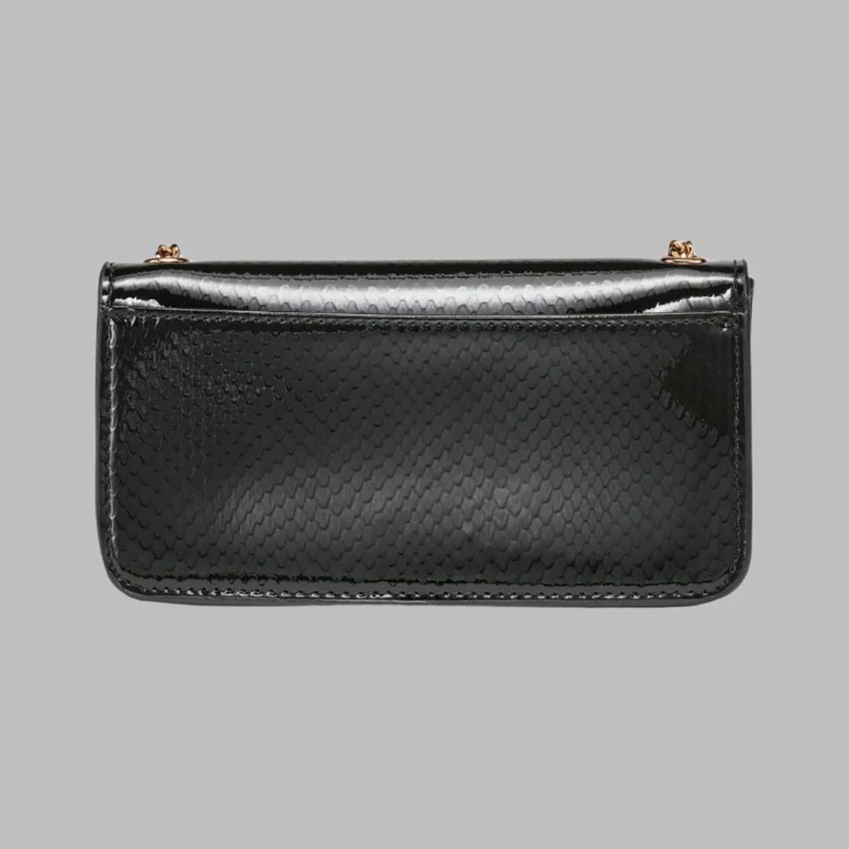 KARL LAGERFELD - Cartera de hombro con logo bordado y cadena metálica