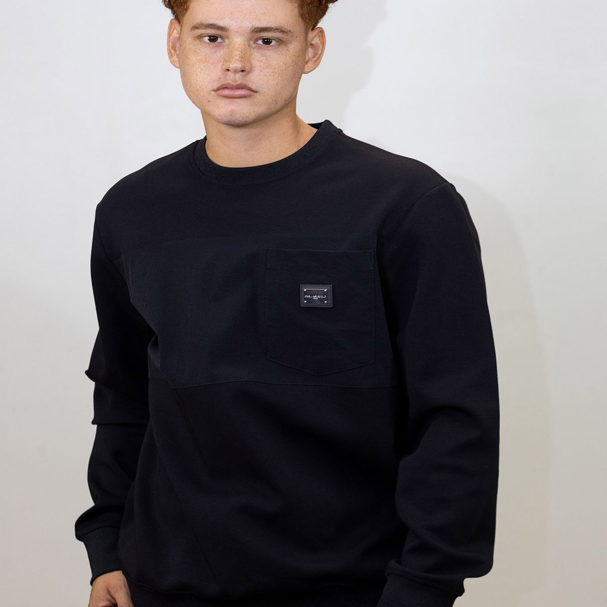 KARL LAGERFELD - Polerón con bolsillo de nailon