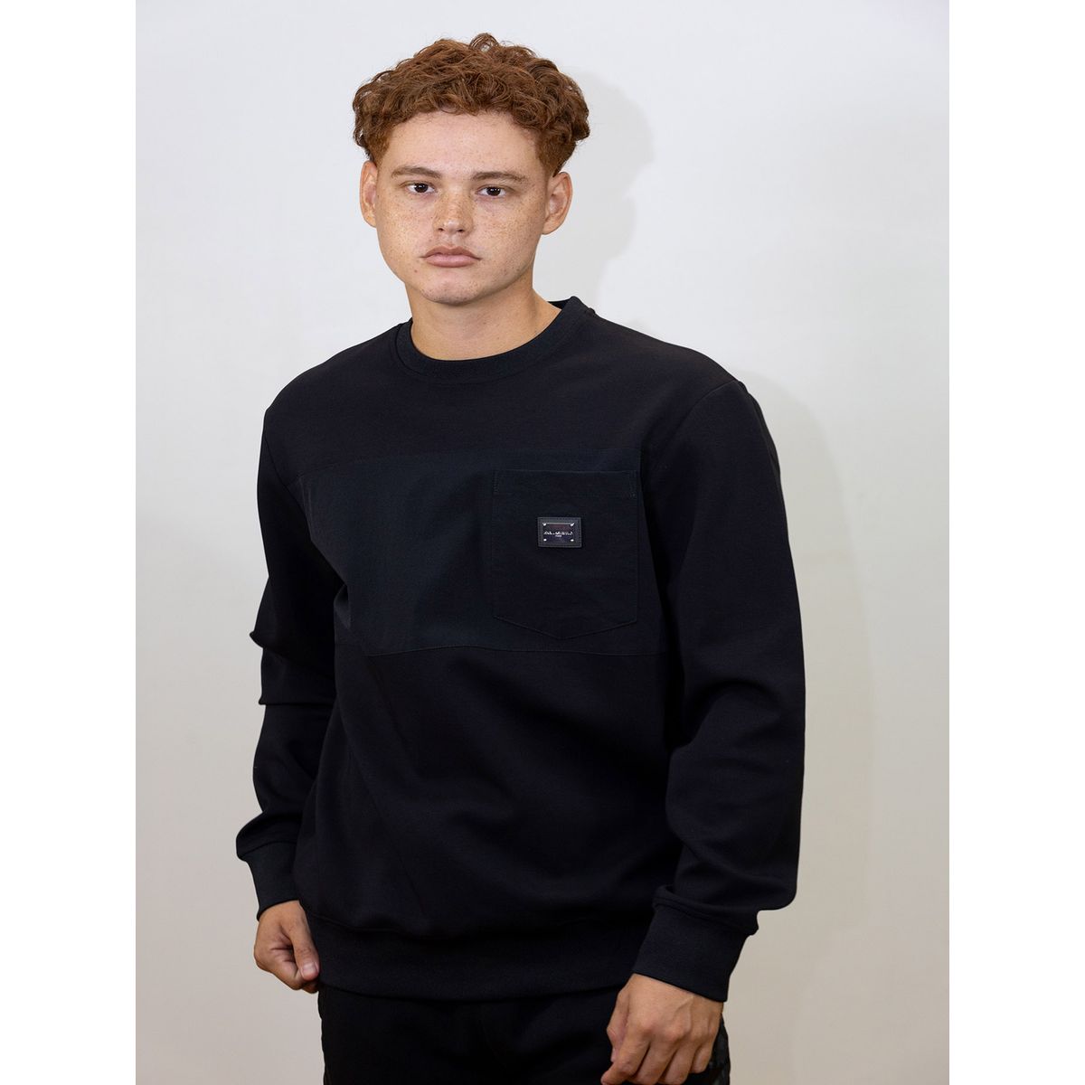 KARL LAGERFELD - Polerón con bolsillo de nailon