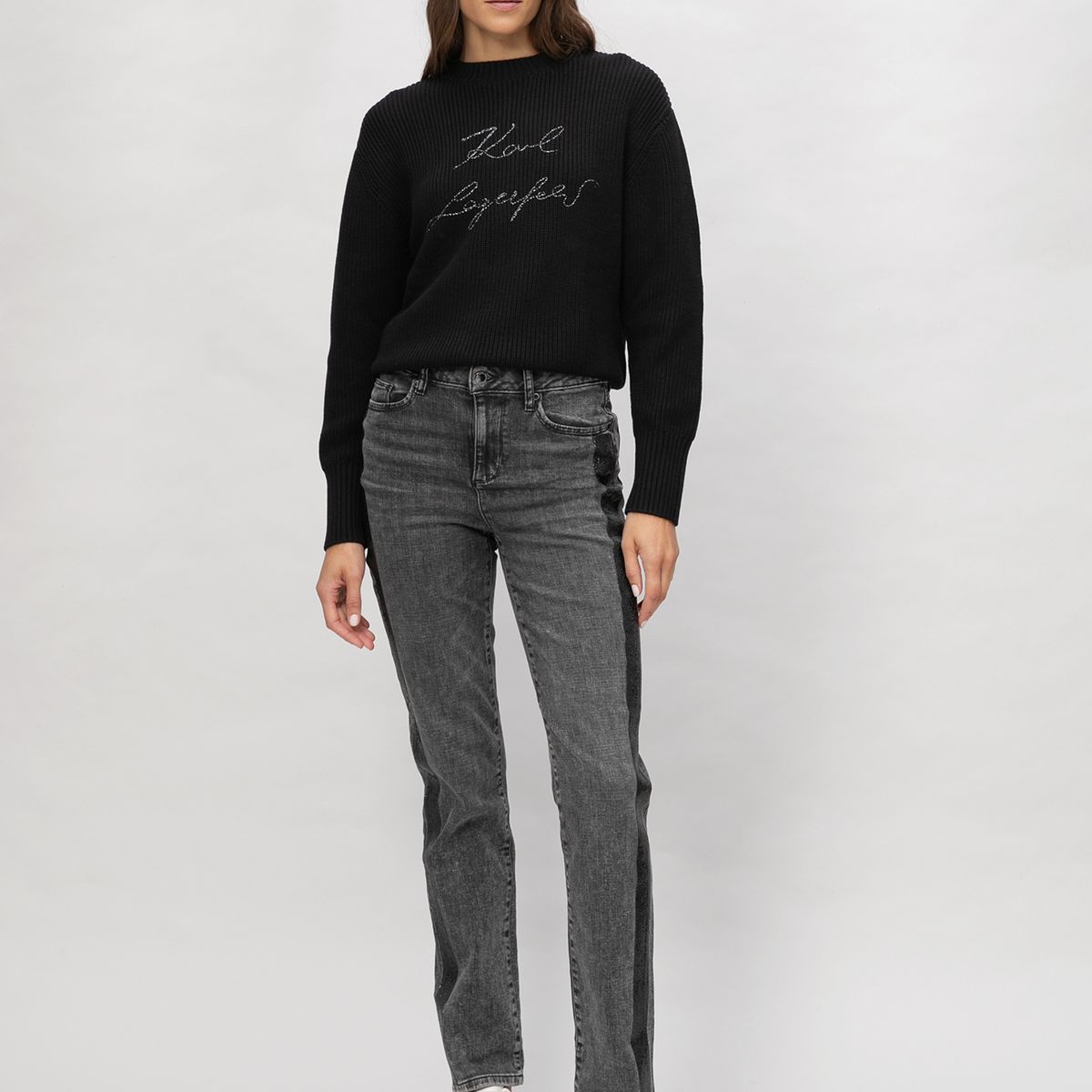 KARL LAGERFELD - Sweater de cuello redondo
