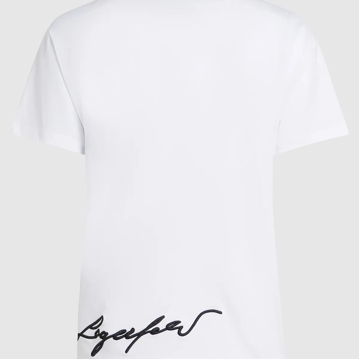 KARL LAGERFELD - Polera con firma de Karl bordada
