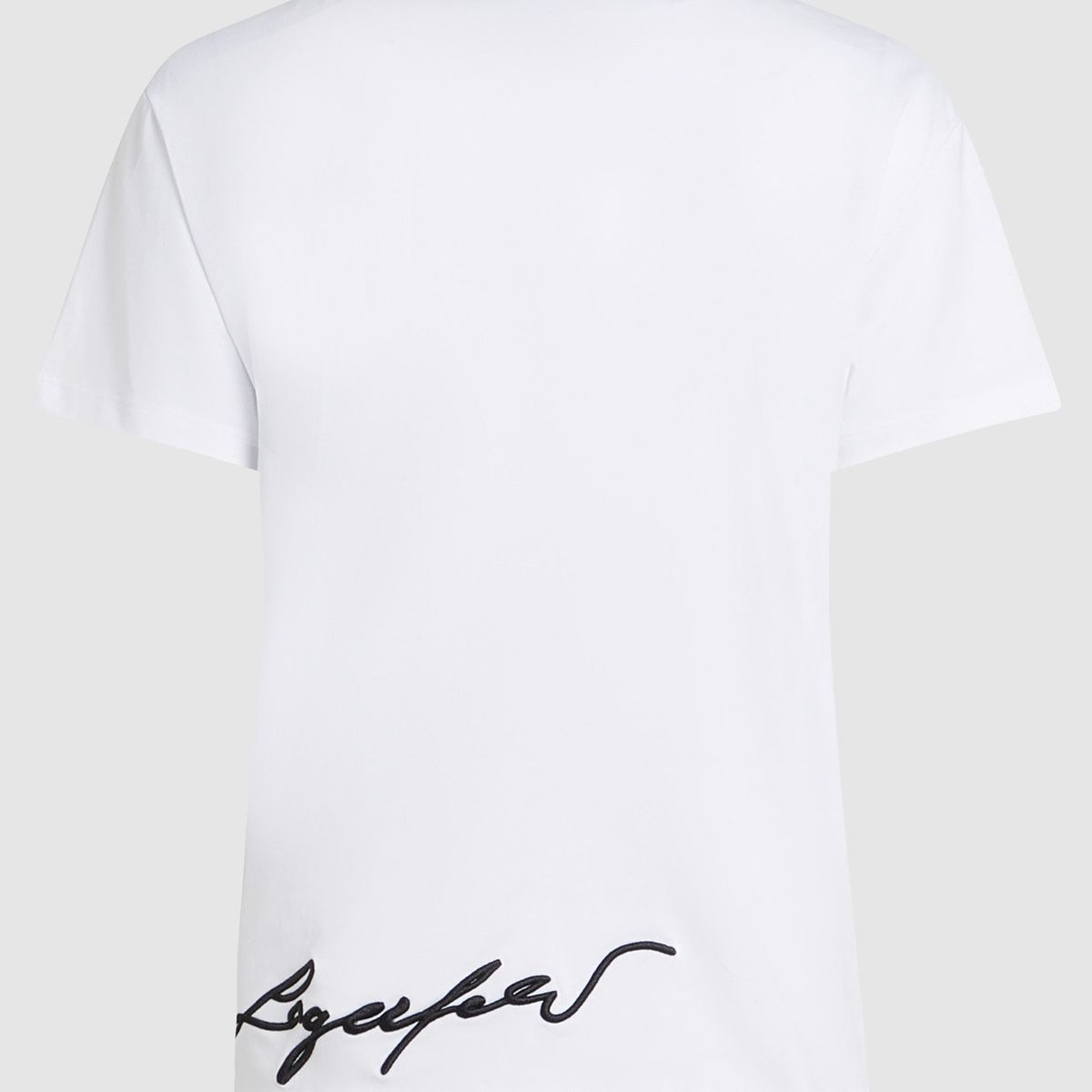 KARL LAGERFELD - Polera con firma de Karl bordada