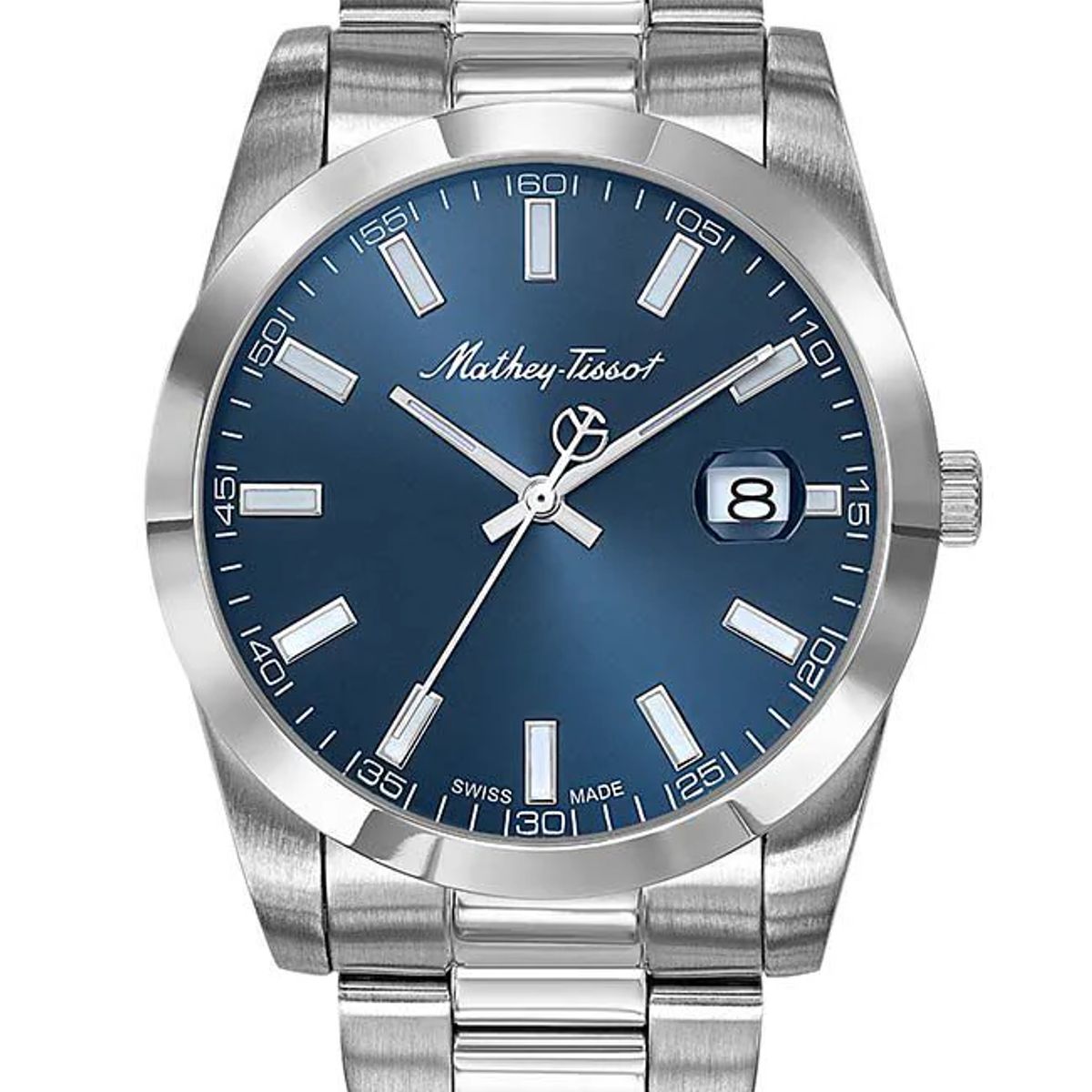 MATHEY TISSOT - Reloj Mathey-Tissot Hombre Mathy I H450ABU Acero Inoxidable Esfera Azul