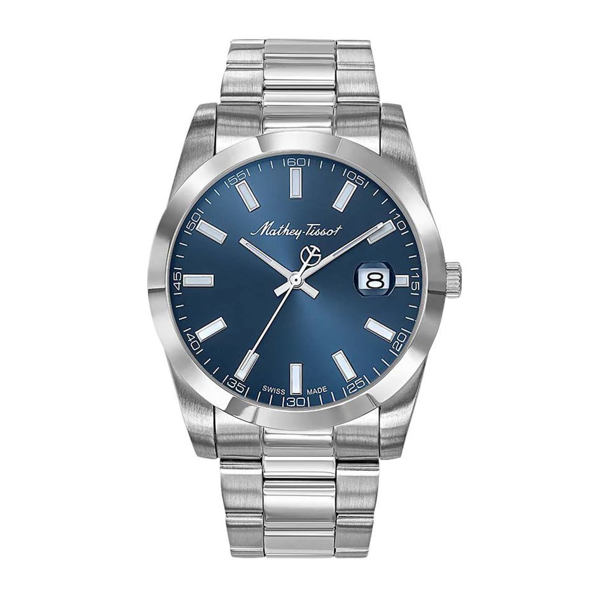 MATHEY TISSOT - Reloj Mathey-Tissot Hombre Mathy I H450ABU Acero Inoxidable Esfera Azul