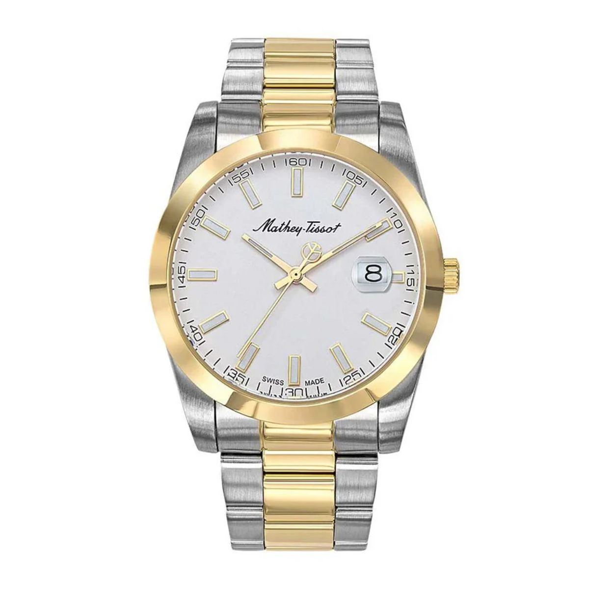 MATHEY TISSOT - Reloj Mathey-Tissot Hombre Mathy I H450BI Acero Inoxidable Esfera Blanco